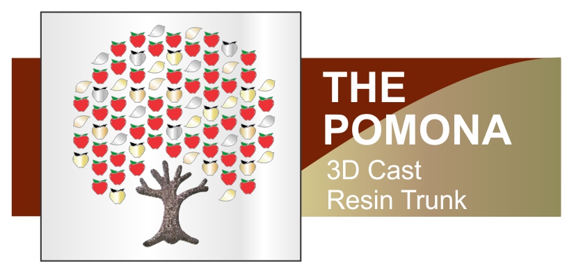 The Pomona Apple Donor Tree with Resin Trunk